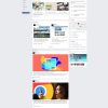 Mẫu website blog giao diện giống fanpage facebook